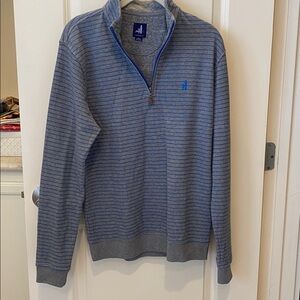 johnnie-O Heather Gray Quarter-Zip Pullover. Never worn